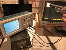 Test avec Oscilloscope