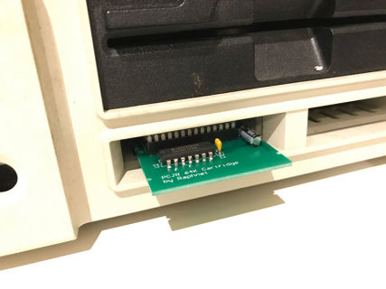 La cartouche dans le PCjr..
