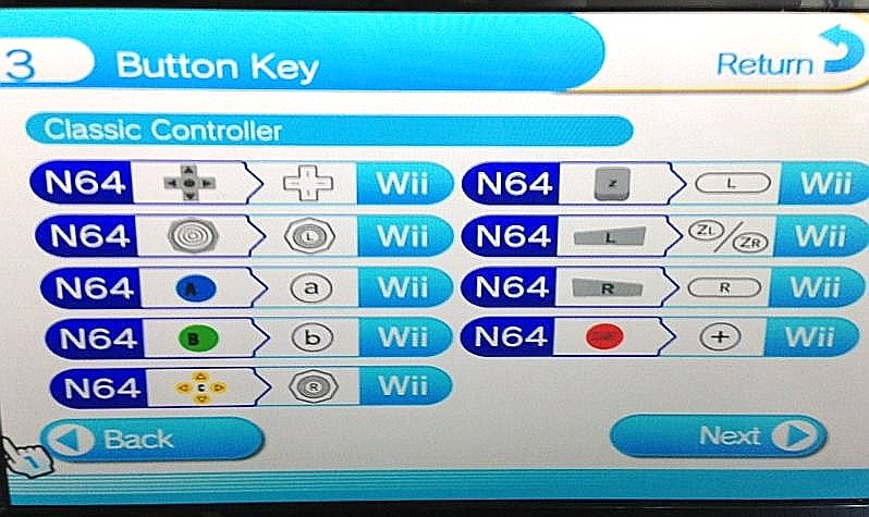 n64 controller buttons