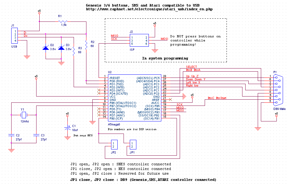 Схема контроллер usb