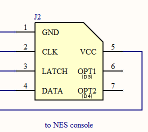 NES connector pinout