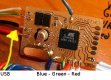 Wiring on multiuse-tiny1 circuit