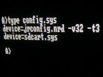 Example config.sys