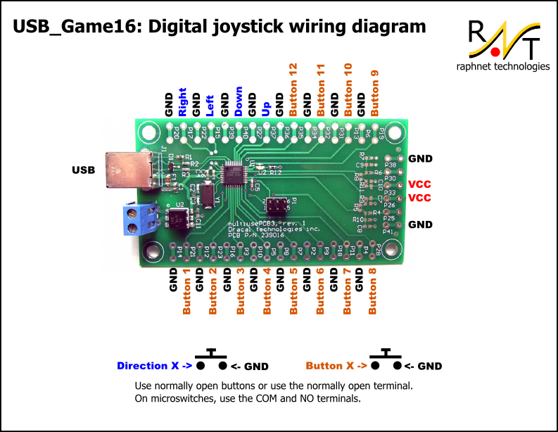 Usb Game16  Joystick Controller