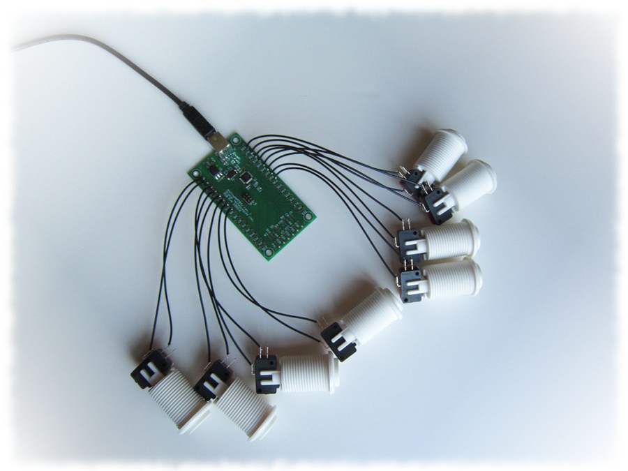 usb joystick controller board layout