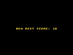 New best score message