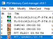 Gestionnaire de carte mémoire pour PSX: Mis à jour après 17 ans! image