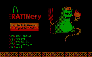 CGA Title screen